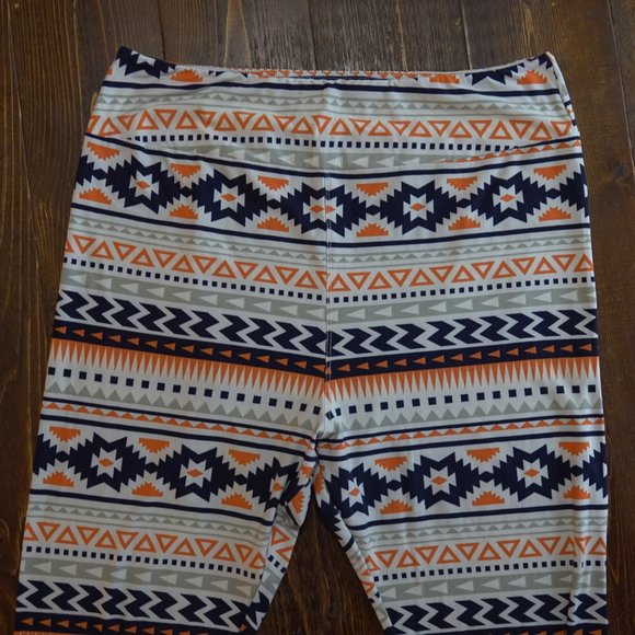 Lularoe Flamingos Print Leggings OS - Picture 4 of 5